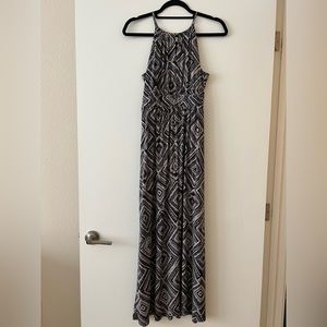 Ann Taylor LOFT like new Black Spaghetti Strap
Halter Beach Maxi Dress Sz LP
